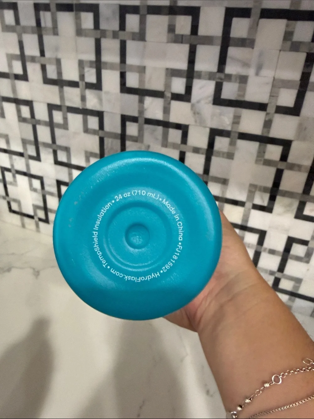 Hydro Flask Lavender-to-Light Blue Ombre & Teal Twin Bottle Set